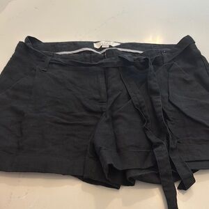 LOFT Black High Waist Shorts Athletic Casual